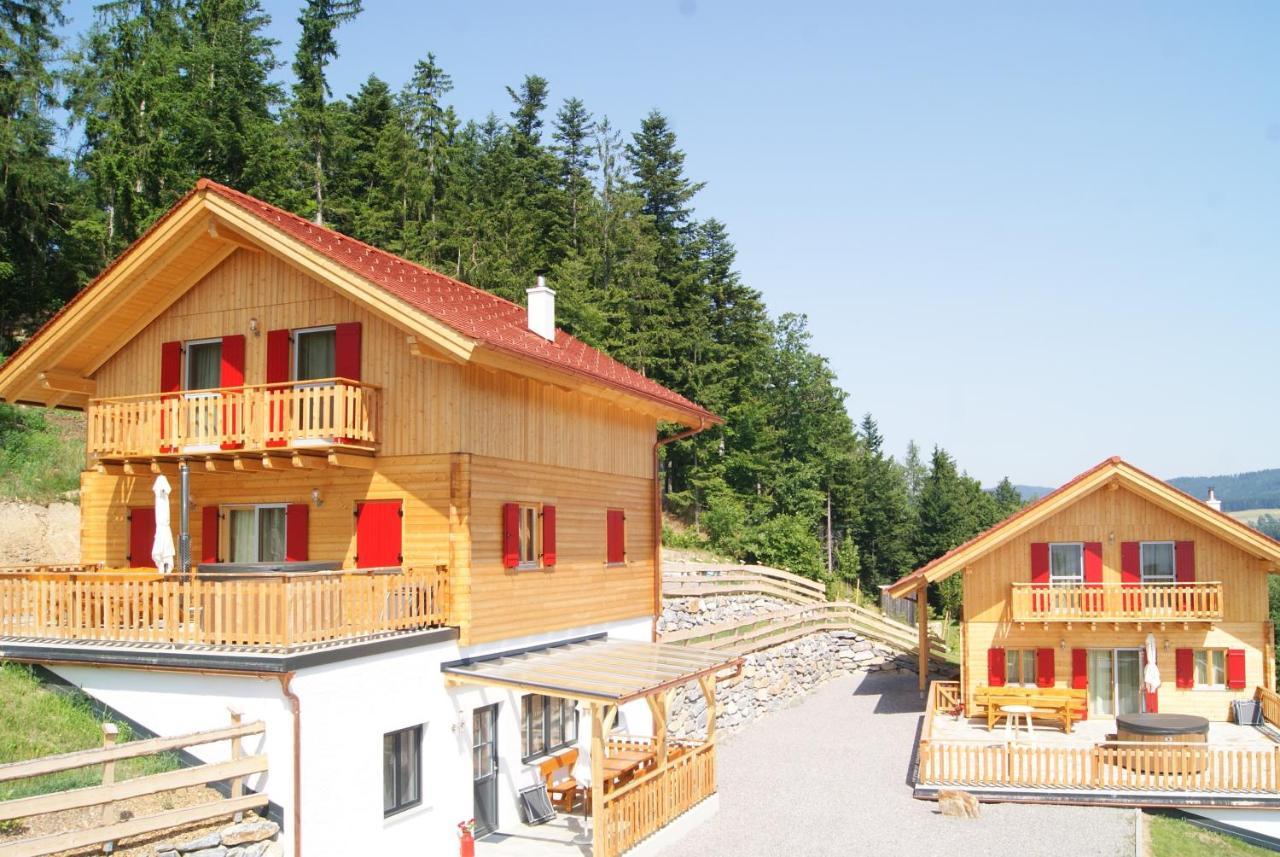 Chalet mit Sauna, Hot Pot und Kamin, ruhige Lage am Waldrand Pöllauberg Extérieur photo
